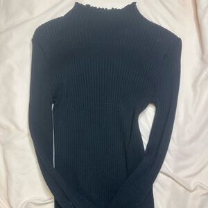 Forever 21 Black Cowl Neck Sweater